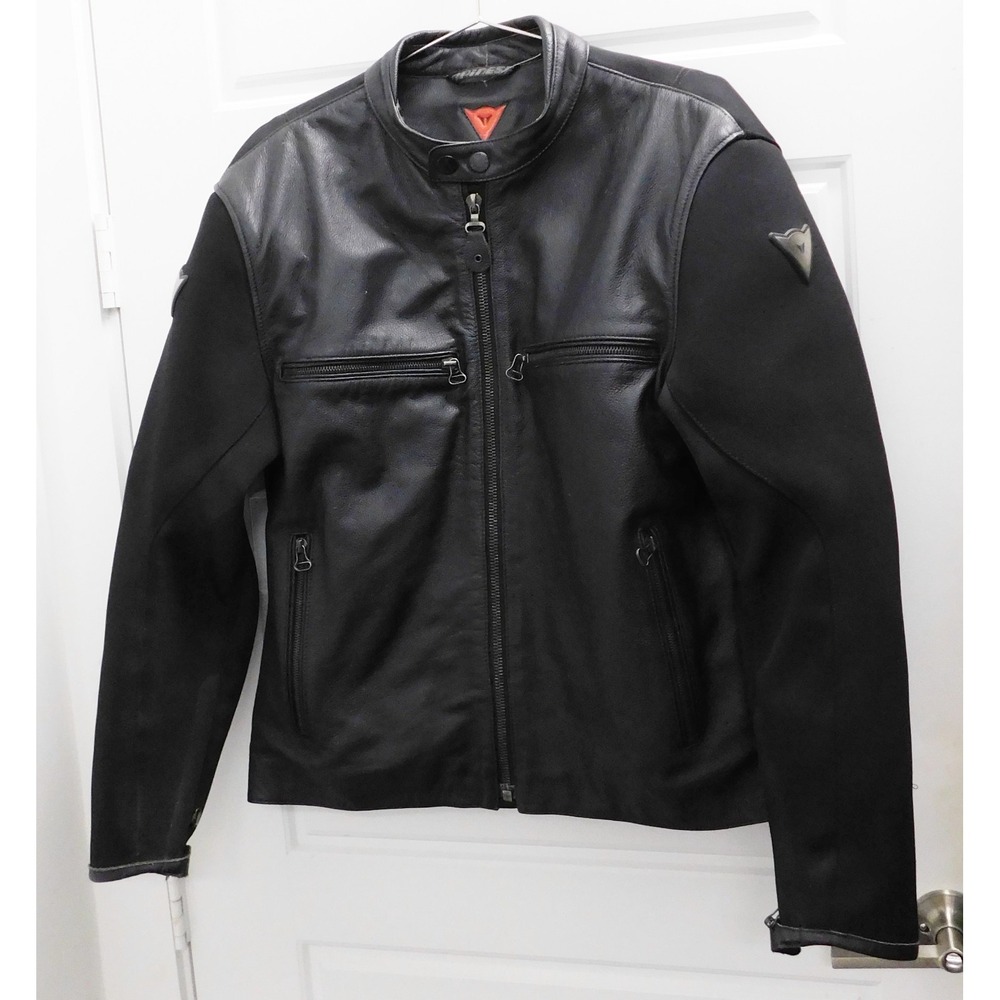 Dainese GLADIATOR Leather Textile Motorcycle Race Street Full Zip CE Armor  54